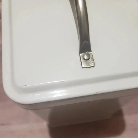 Vintage home tea white tea holder canister - Picture 8 of 9